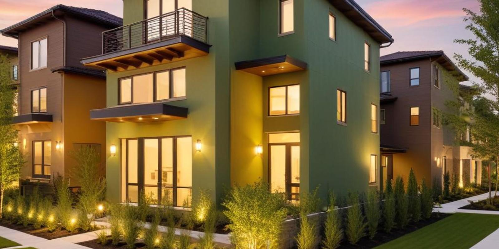 Townhomes en Wellness Ridge: Diseño y Bienestar